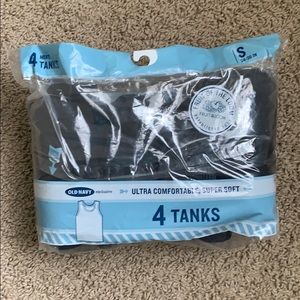 Black Undershirts from Old Navy/Fruit of the Loom